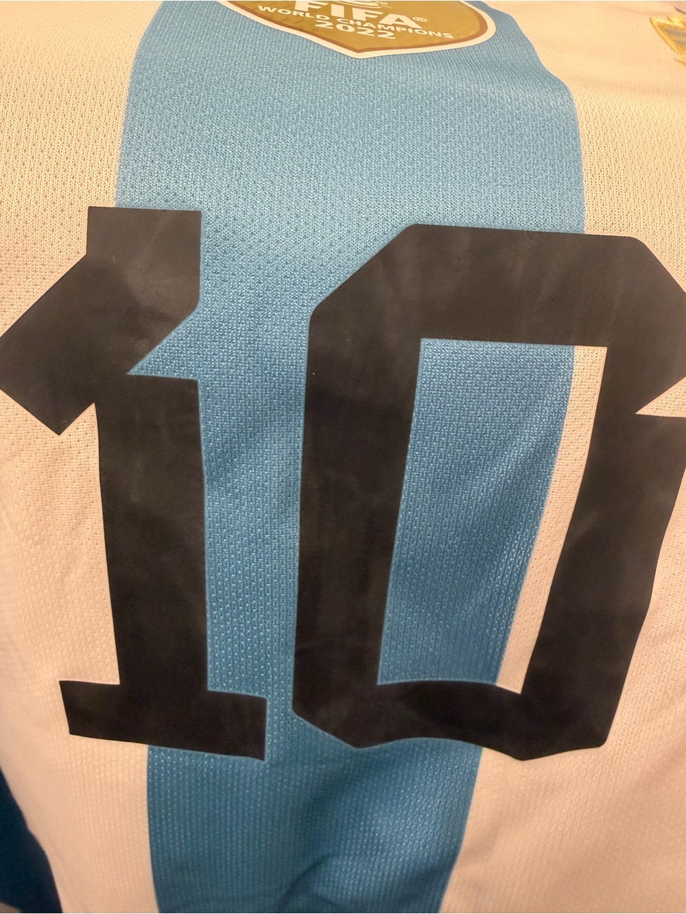 adidas Messi Jersey Blue & White Argentina Soccer Jersey #10 - Picture 10 of 14